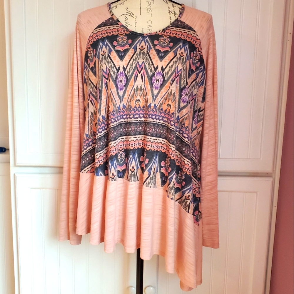 Plum & Thread Asymmetrical Top